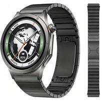 22 mm metalinė laikrodžio apyrankė Oneplus Watch 4/3/2/2R/Lite laikrodžiui Originali nerūdijančio plieno apyrankė OPPO Watch X3 X2 X S laikrodžiui Dirželis For 22mm Width pilka spalva