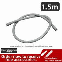 10 mm džiovyklės nutekėjimo žarna su adapteriu Pakeičiama džiovyklės prailginimo žarna Įvairių dydžių Midea, Haier, Siemens džiovyklėms