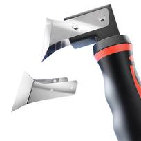 Black Silicone Sealant Removal Tool Metal Right Angle Blade Grout Caulking Scraper With Replacement Blade (Black,Grout Scraper) juoda
