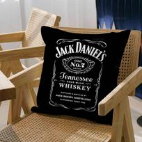 Klasikinis viskio logotipas J-Jack D-DanielS pagalvės užvalkalas sofos pagalvės užvalkalas namų kambario dekoracija vaikų dovana 30x30cm brown