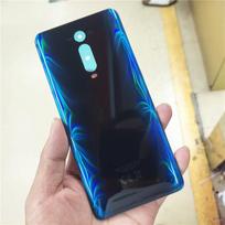 Naujas Xiaomi Mi9T Mi 9T Pro baterijos dangtelis, galinis stiklo skydelis, galinis korpusas, durelės telefonui mėlyna