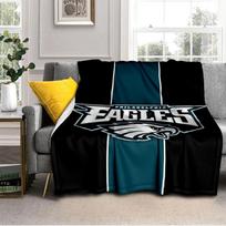 Philadelphia Eagles pledas Lauko flanelinis pledas stovyklavimui, žygiams, sodo vakarėliams, iškylų reikmenys, dovana šeimai ir draugams 75x90cm
