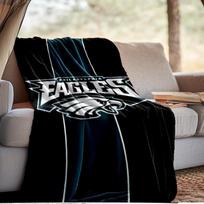 Philadelphia Eagles pledas Lauko flanelinis pledas stovyklavimui, žygiams, sodo vakarėliams, iškylų reikmenys, dovana šeimai ir draugams 150x200cm
