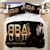Abba Classic Album Collection Bedding (1 * duvet cover + 2 * pillowcase, without core) 2D Flat Christmas birthday gift Soft and comfortable 135x200cm