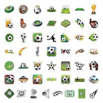 50 futbolo lipdukų pakuotė, sportinių kamuoliukų lipdukai sąsiuviniams ir dekoravimui one size white