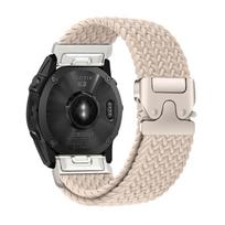 20/22/26 mm pintas kilpos dirželis Garmin Fenix 8/7/6/5 Forerunner 965 970 265 165 570 laikrodžiams su parašiutine sagtimi Nailoninis laikrodžio dirželis QuickFit 26mm gray