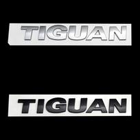 1 vnt. 3D ABS automobilio raidės logotipo lipdukas Galinės apdailos ženklelis Automobilio galinės bagažinės emblema Lipdukas Priedai TIGUAN juoda