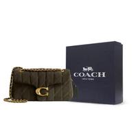 COACH Tabby Karvės Skaldytos Odos Per Petį Nešiojama Rankinė, Peties Rankinė Vidutinė Moteriška Alyvuogių Žalia CW620-B4OL One Size 2 black