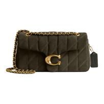 COACH Tabby Karvės Skaldytos Odos Per Petį Nešiojama Rankinė, Peties Rankinė Vidutinė Moteriška Alyvuogių Žalia CW620-B4OL One Size 1 black