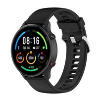 Originalus silikoninis dirželis Xiaomi Watch Color Sport laikrodžiui, 22MM laikrodžio juosta, Mi Watch Color Sport keičiamas riešo dirželis 22MM Universal Strap black