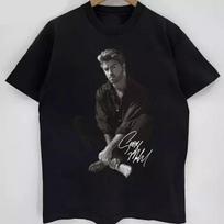 George Michael Singer Shirt Cotton Black T-Shirt Unisex T-Shirt L black