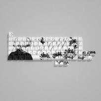 130 klavišų Tokyo Ghoul tema Kaneki Ken klavišų dangteliai Šaunūs klavišų dangteliai PBT Cherry profilis Cherry MX 61 63 64 68 87 104 mechaninėms klaviatūroms white