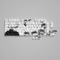 130 klavišų Tokyo Ghoul tema Kaneki Ken klavišų dangteliai Šaunūs klavišų dangteliai PBT Cherry profilis Cherry MX 61 63 64 68 87 104 mechaninėms klaviatūroms