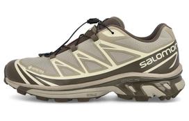 SALOMON XT 6 GTX Patogūs Atsparūs dilimui Vandeniui atsparūs Žemi Lauko batai Unisex Pilki Rudi L41741200 45⅓