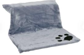 Pakabinamas guolis katėms Flamingo Kitty Siesta, 46x30x23 cm, pilkas