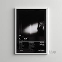 Pop repo muzikos albumo viršelis Sunaikink vienišą plakatą Estetinis reperis hiphopo rokas NĖRA STILISTO Drobės menas Namų kambario sienų apdaila 21x30cm No Frame gray