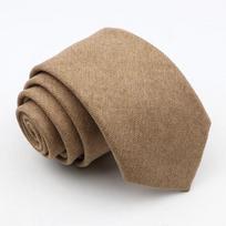 Vyriškas kaklaraištis, vientisos spalvos, minkštas pūkuotas zomšas, raudona mėlyna pilka žalia, 7 cm medvilninis kaklaraištis, vestuvinis jaunikis beige