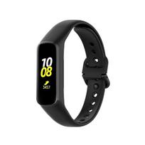 Skirta Samsung Galaxy Fit 2 Smart laikrodžio apyrankei Minkšto silikoninio dirželio apyrankės pakeitimo apyrankė, skirta Samsung Galaxy Fit 2 SM-R220 Correa For Galaxy Fit2 R220 black