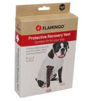 Pooperacinis drabužis šunims Flamingo Safety Body Halli, 48 cm, pilkas