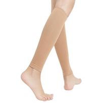 Kompresinės kojinės, 20-30 mmHg, Moteriškos, iki kelių, Atviras pirštas, 20 denų, Nude, Didelės M beige
