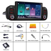 Automobilinis radijas Multimedia Fiat Panda 2013-2020 Android Video Stereo Android Auto Carplay GPS NE 1 din DVD 7  Pagrindinis įrenginys 4-core 2GB+32GB blue
