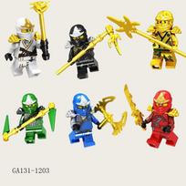 Minifigūrėlės Lėlės Konstravimo plytos Plytelės Modelių rinkinys Berniukai Vaikai Gimtadienis Kalėdos Naujieji Metai Vaikų dienai edukacinės dovanos yellow