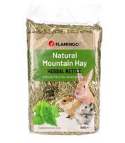Kalnų šienas graužikams su dilgėlėmis Flamingo, 500 g