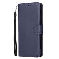 sDėl Xiaomi Redmi 6 Odinis dėklas ant Coque Xiaomi Redmi 6 Redmi6 8 7A 8A Dangtelis Fundas Klasikinio stiliaus atverčiamas piniginė Dėklai telefonui Redmi 6 mėlyna