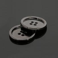 Apvalūs Metaliniai Sagos Universalūs Vyriški Ir Moteriški Kostiumai Kostiumo Švarkas Ilgas Palto Sagos Drabužiai Marškiniai Marškiniai Aukštos Klasės Sagos Gun Black * 10mm * Round