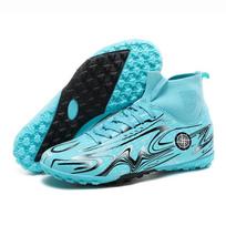Soccer Shoes for Kids Youth Long Spike Broken Spike Sports Sneakers for Students Low Top Training Soccer Shoes 38 black