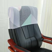 Elastinis „Boss“ kėdės galvos pagalvės užvalkalas, biuro kėdės užvalkalas, pasukamos kėdės galvos pagalvės užvalkalas, kompiuterio kėdės galvos pagalvės užvalkalas, dulkėms atsparus galvos užvalkalas. 42 cm gray