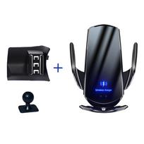 Automobilinis telefono laikiklis Mercedes Benz C200 260 300 W206 2022 2023 mobiliojo telefono atrama automobiliniai laikikliai belaidis įkrovimas priedai gray