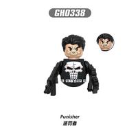 Fantastiškas ketvertas Žmogus-fakelas Kaladėlės Pasidaryk pats Žaislai Dovanos Daredevil Punisher Miniatiūrinės figūrėlės Konstruktoriai Mini Veiksmo Figūrėlės Vaikams