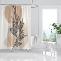 Atsparus vandeniui audinys dušo užuolaida Vonios užuolaidos priedai 180x200 Vonios užuolaida dušui 240*200 skandinaviškas boho dekoras 240x200 W90XH180cm