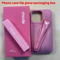 11 „iPhone“ dėklas „Rhode Lip Gloss“ silikoninis 3D Mobiliojo telefono dėklas Spalvinga dovana Naudojimui Cameo Brown