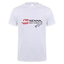Mados sportiniai vasaros lauko nauji herojai Ayrton Senna marškinėliai vyrams trumpomis rankovėmis medvilniniai marškinėliai juokingi šaunūs vyriški marškinėliai drabužių viršūnės L gray