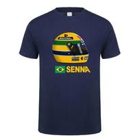 Mados sportiniai vasaros lauko nauji herojai Ayrton Senna marškinėliai vyrams trumpomis rankovėmis medvilniniai marškinėliai juokingi šaunūs vyriški marškinėliai drabužių viršūnės M yellow
