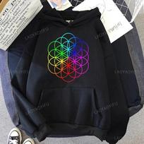 2024 Coldplay The Spheres Hoodies I Will Try To Fix You Spausdintas Hoodie Ruduo Žiema Moterys Vyrai Megztiniai Gyvybės Gėlė Drabužiai M black
