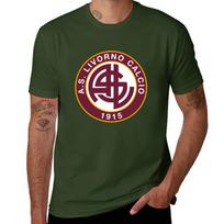 AS Livorno-Merch Klasikiniai marškinėliai anime figūrėlės didelio dydžio drabužiai kawaii drabužiai greitai džiūstantys vyriški marškinėliai L brown