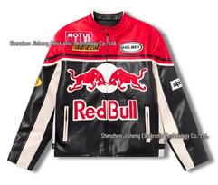 Marlboro Pink Motociklininko Lenktynių Kostiumas & Poros PU Odos Striukė, 2026 Red Bull PU Jacket red