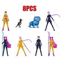 Kpop Demono Medžiotojų Figūrėlė K Pop Demono Medžiotojų Figūrėlės Huntrix Figūrėlės Žaislas Derpys Tigras Rumi Mira Zoey Sussy Figūrėlės Papuošalai blue