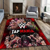 17 stilių W-WWE rašto kilimas Miegamojo svetainės sofos darbo kambario imtynių treniruočių salės visų sezonų kilimėliai šventinė dovana kilimėlis 40cm x 60cm gray