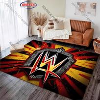 17 stilių W-WWE rašto kilimas Miegamojo svetainės sofos darbo kambario imtynių treniruočių salės visų sezonų kilimėliai šventinė dovana kilimėlis 40cm x 60cm black