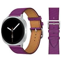Išskirtinė odinė apyrankė Samsung Galaxy Watch 8 dirželis 40mm 44mm metalinė sagtelė Apyrankė correa Galaxy Watch 8 classic 46mm dirželiai Galaxy watch 8 brown