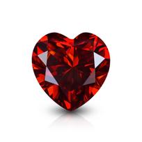 Granato raudonojo moissanito akmuo 0,5 ct-3 ct D spalvos brangakmenis, palaidi brangakmeniai, praėjo deimantų testą, GRA žiedo medžiaga D-VVS1-0.5ct-GRA black