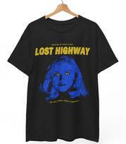 Lost Highway movie t-shirt, David Lynch classic film tshirt, Horror Unisex tee 4XL black