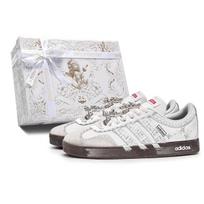 Adidas VL COURT 2.0 Little Fairy Atsparūs trinčiai Žemi Kateboardo Batai Unisex Balti Rožiniai HQ1802(TeamM-S-BOX) 36⅔ white