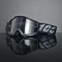 Motociklo visureigio šalmo akiniai, lauko važiavimo akiniai, sportiniai vėjui atsparūs slidinėjimo akiniai Black Frame Black Film LK gray