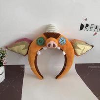 The Legend of Zelda Bokoblin Cosplay Galvos apdangalas Pliušinė Žalia Link Kepurė Zelda Skydas Lizalfos Lynel Šalmas Kaklo Kostiumo Rekvizitas Dovana gray