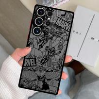 Marvel Hero Logo Case for Samsung Galaxy S26 S24 Plus Note 20 10+ S25 Ultra S21 S20 S23 FE S22 Funda Phone Cover Galaxy S23